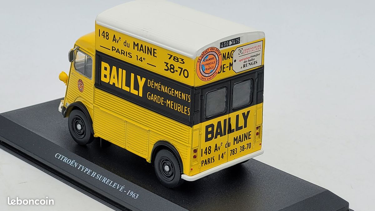 Citroën type H « Zone bleue » « BAILLY » 1963 - Ixo Altaya (image 3)