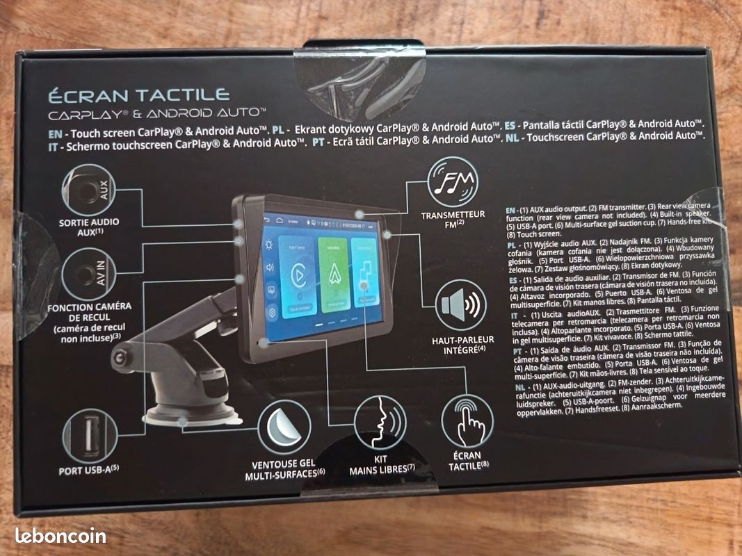 Écran tactile carplay et Android auto neuf emballé (image 3)