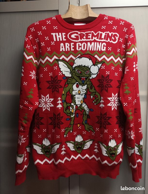 Yoda Pull Gremlins Noel The Gremlins Pull Noël Unisexe M Vêtements