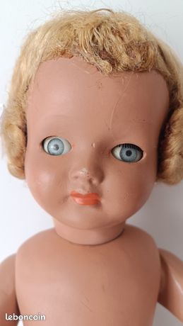 Belle poupée ancienne marcheuse Capi 70 cm