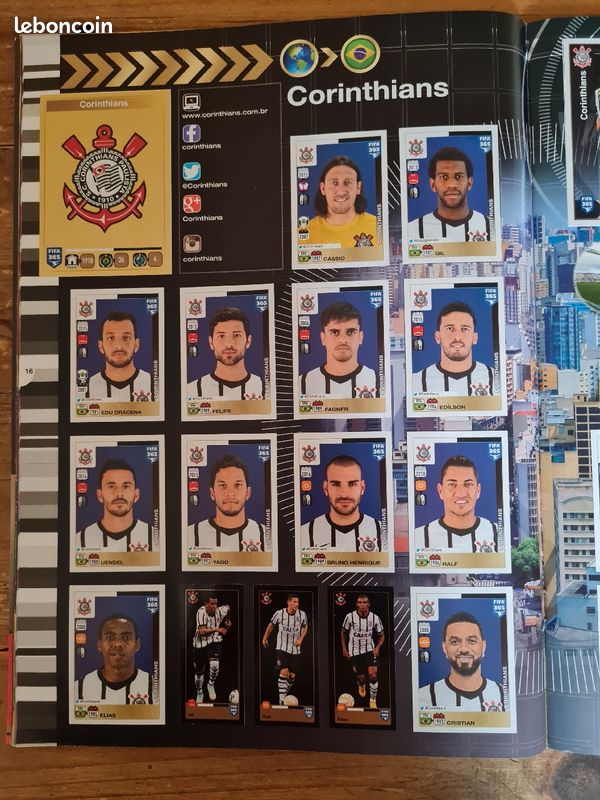 Album panini FIFA 365 2016 complet en très bon état (image 4)
