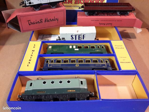 Lot De Wagons Hornby Meccano Rails Jep - Échelle O - Années 1960
