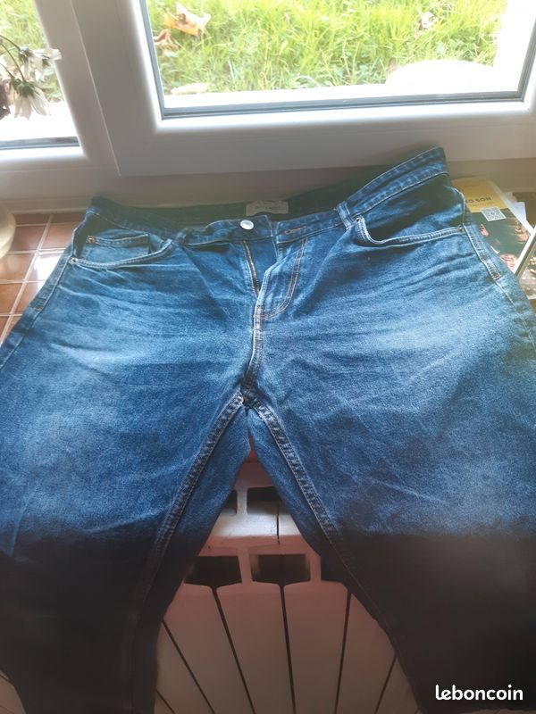 Jean large bleu (image 3)
