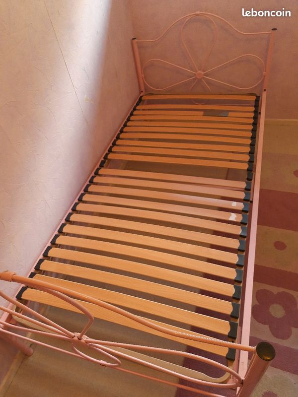 Le lit et sommier 90x200 cm (image 2)
