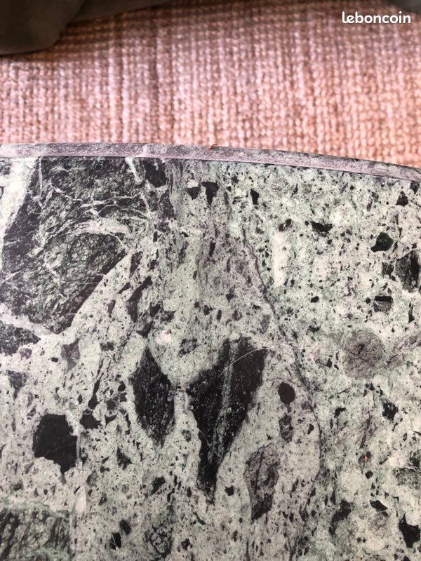 Table basse en marbre vert (image 6)