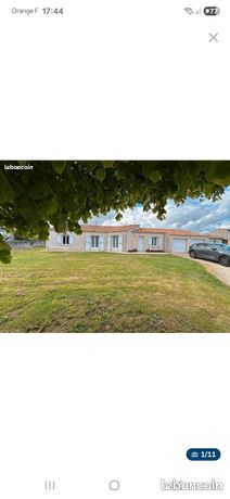 Pavillon plein pied et grand terrain