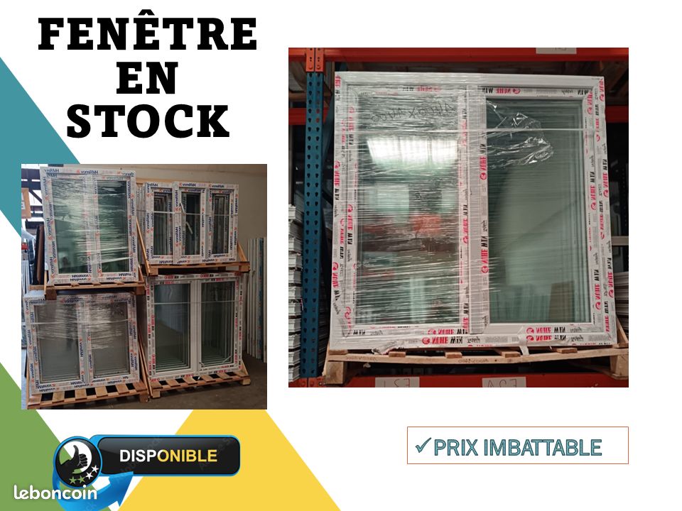 Fenêtre PVC isolation performante en stock (image 1)