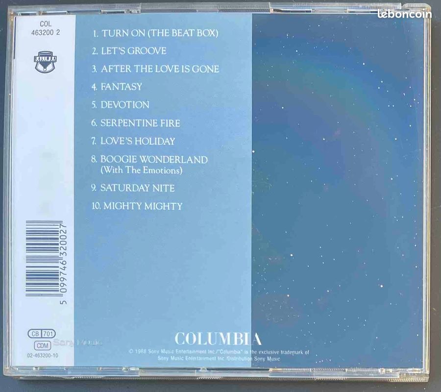 â„đŒCD đșđž Earth Wind & Fire (The Best Of , vol. II) â· 1988 (image 4)