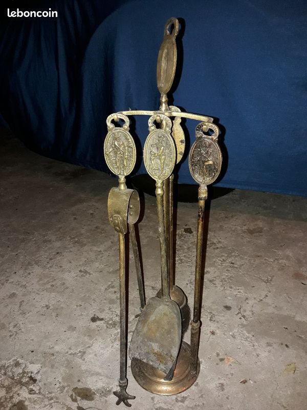Lot d accessoires de cheminee de feu de bois (image 8)