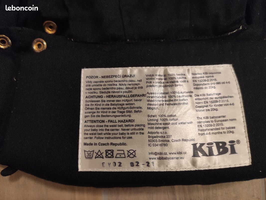 Porte bébé préformé Kibi (image 3)