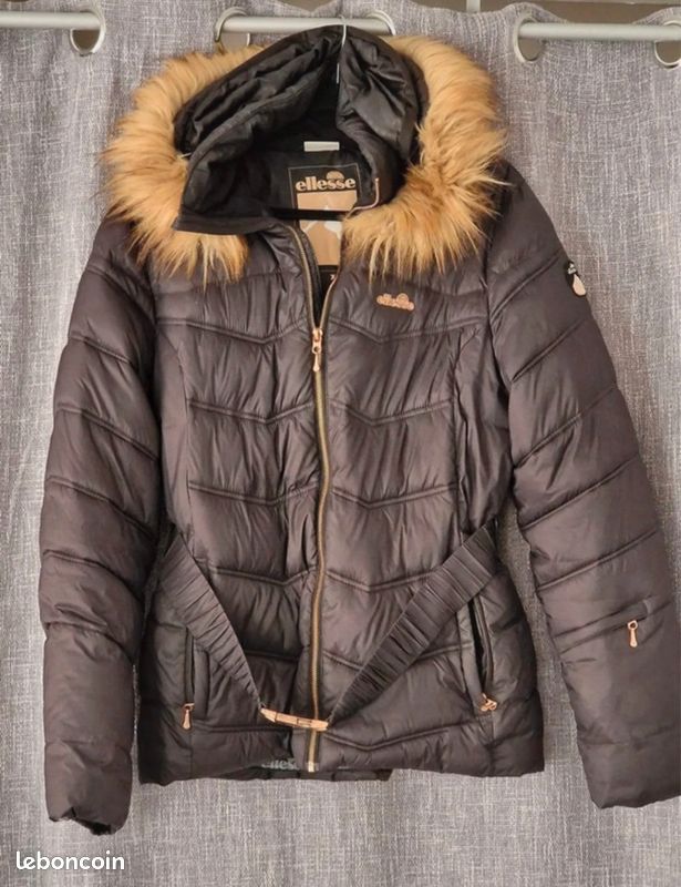 Veste Ski Ellesse Doudoune Ellesse Femme Noir Doudoune De Ski