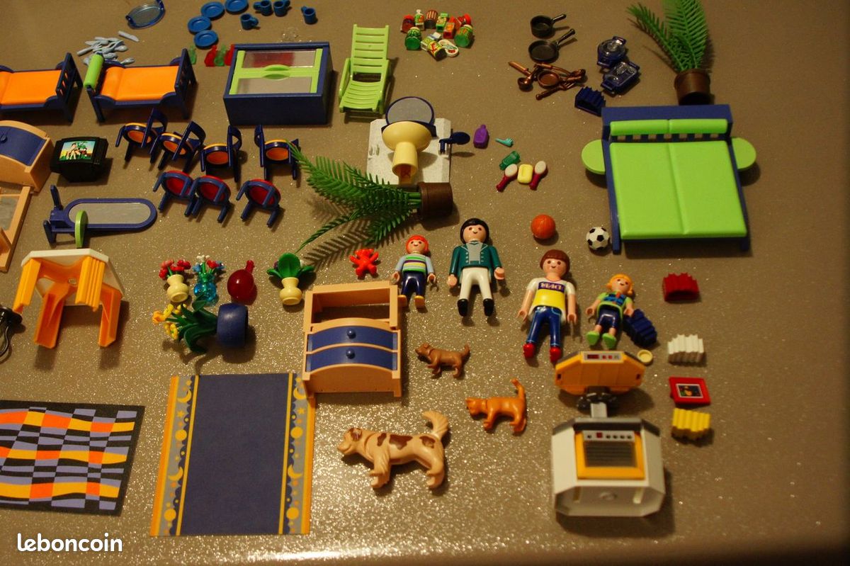 Maison moderne playmobil meublée (image 8)