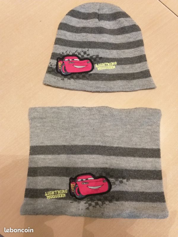 Bonnet + cache col Disney Cars (image 1)
