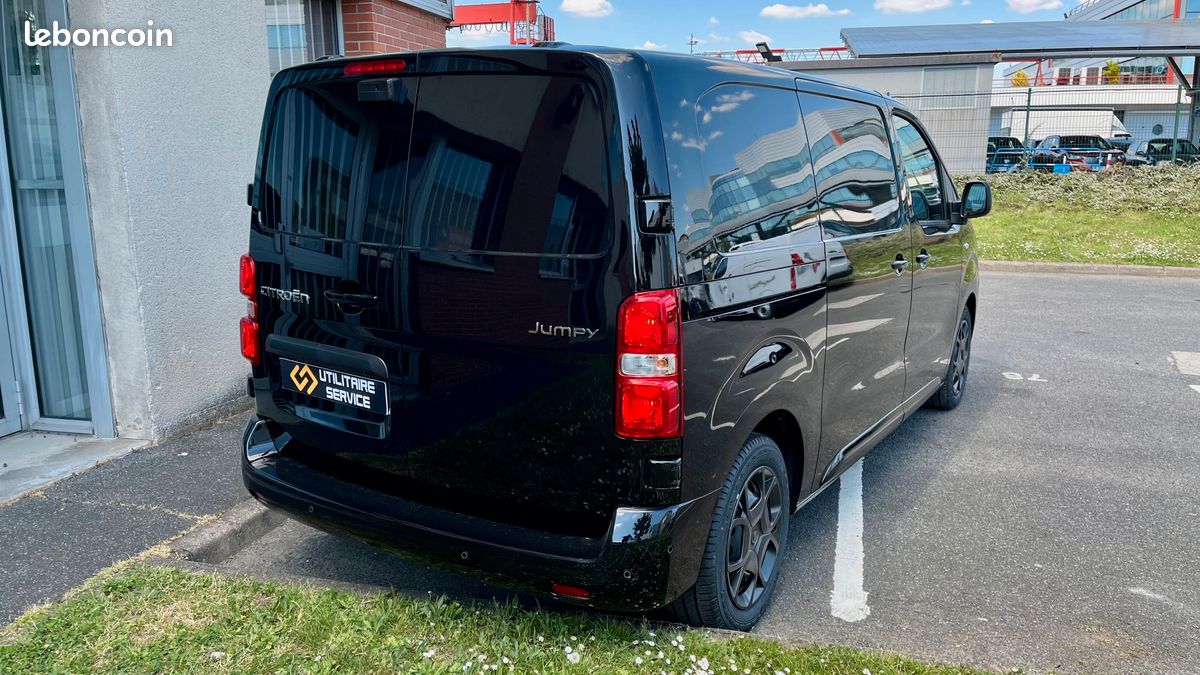 27 490 ht / citroen jumpy fourgon m 2.0 145 cv boite automatique eat-8 pack premium connect noir neuf / tva recuperable (image 3)