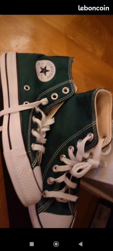 Converse All Star montante vert Fille Unisex Taille 36 (image 3)