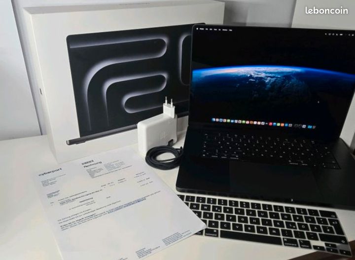 Ordinateur Apple MACBOOK Pro 16' M3 Pro 36Go RAM 512Go SDD Noir Reconditionné