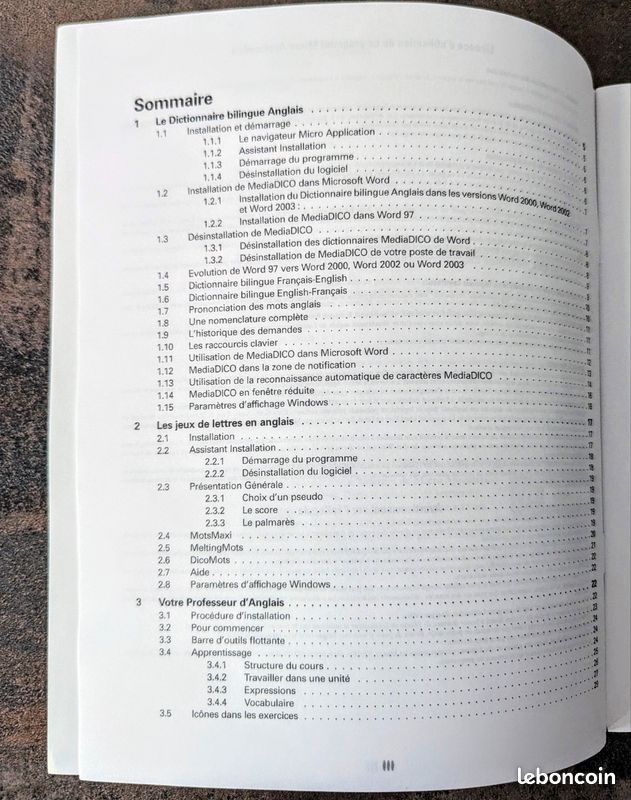 Kit PC d’apprentissage de l’anglais – Objectif Anglais (Micro Application)
Édition KIT Deluxe – Complet et en excellent état (image 18)
