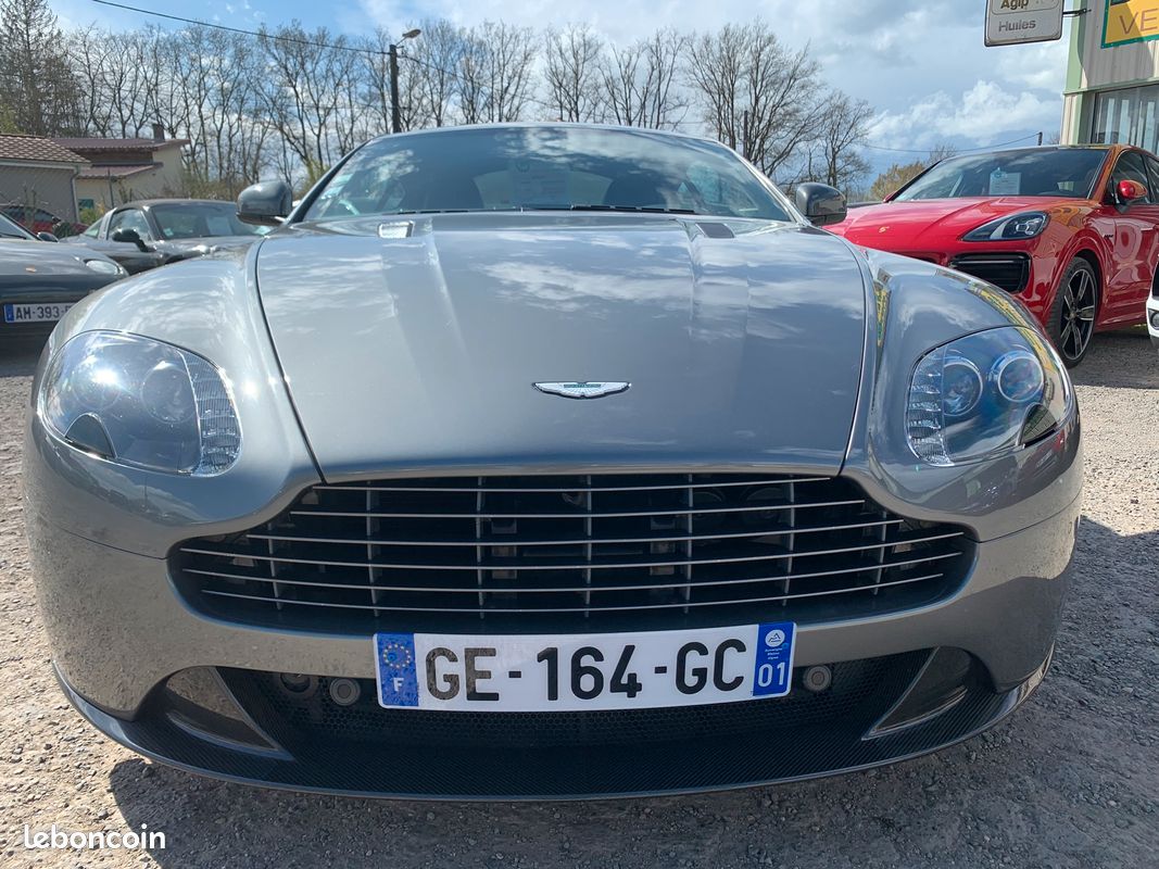 Aston martin v8 vantage s 4.7 436cv sportshift ii 32790km etat hors normes hammerhead silver/carbone (image 2)