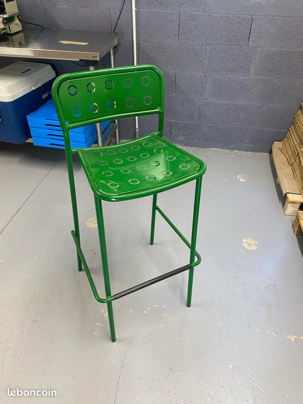 8 chaises haute verte RD Italian design Bar (image 2)