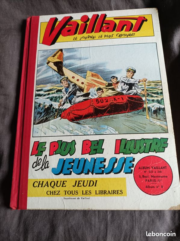 VAILLANT 8 223 à 246 PIF Arthur fantôme pension Radicelle pionniers de l'espérance recueil reliure album (image 1)