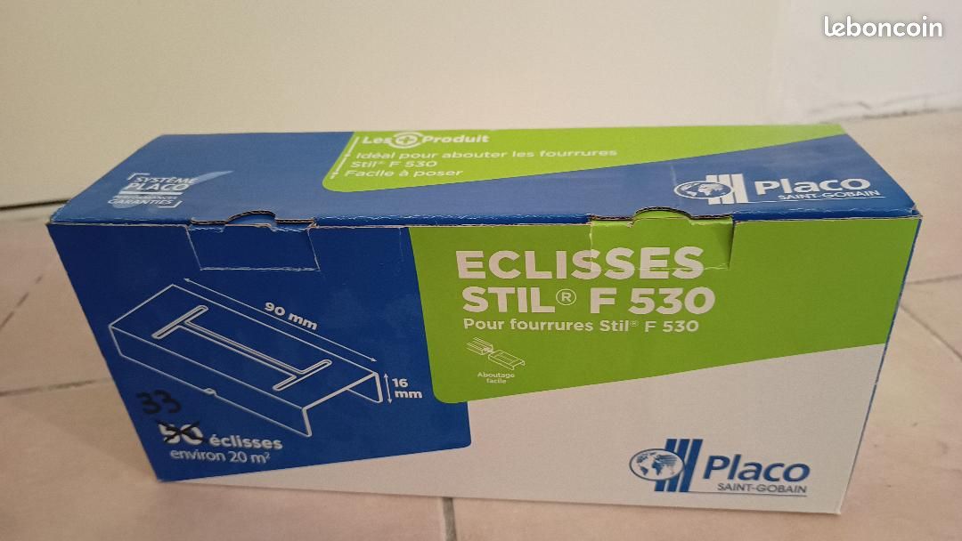 34 Eclisses raccord F530 pour plafond placo (image 1)