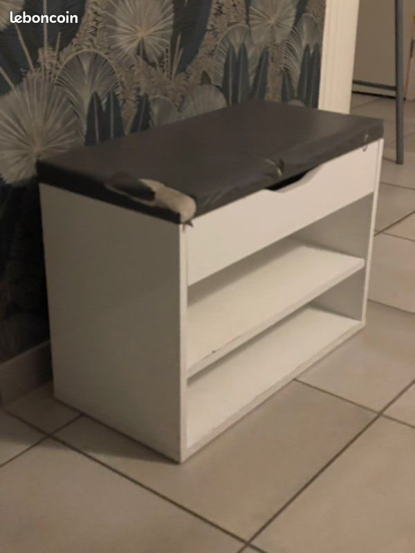 Banc à chaussures avec coffre (image 3)