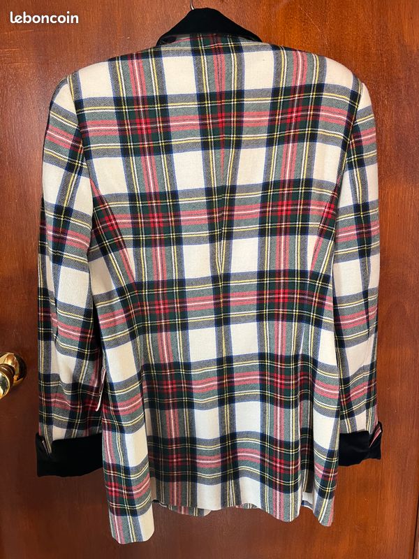 Veste En Tweed BETTY BARCLAY - Taille 40, Couleur Noir/blanc Chiné - Occasion Très Bon état