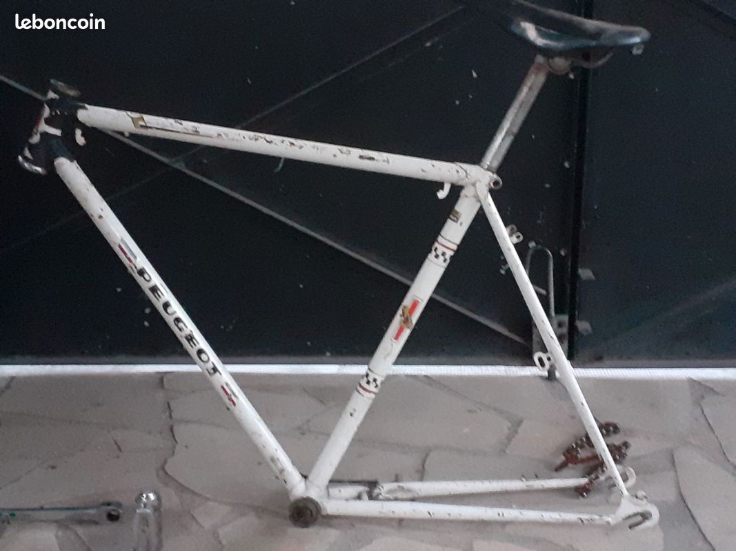 cadre vélo 1920's 51/59cm 700B à pattes retournées (no