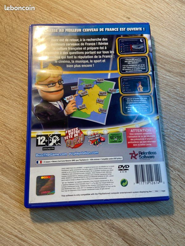 🧠 buzz le plus malin des français – ps2 – complet (image 6)