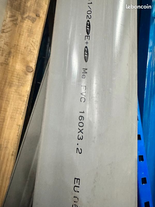 Tuyau pvc diamètre 160mm (image 2)