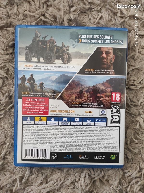 Tom Clancy's GHOST RECON PS4 (image 2)