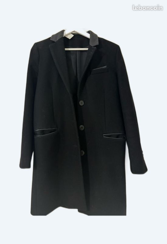 Vente Manteau 3/4 noire femme THE KOOPLES en très bon état Vêtements