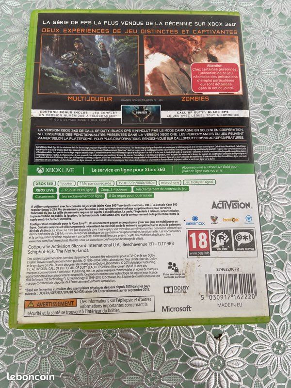 Xbox360 Call of Duty Black Ops II (Hülle + Anleitung) (Gebraucht) in Xbox360 Call of Duty Black Ops II (Hülle + Anleitung) (Gebraucht) in