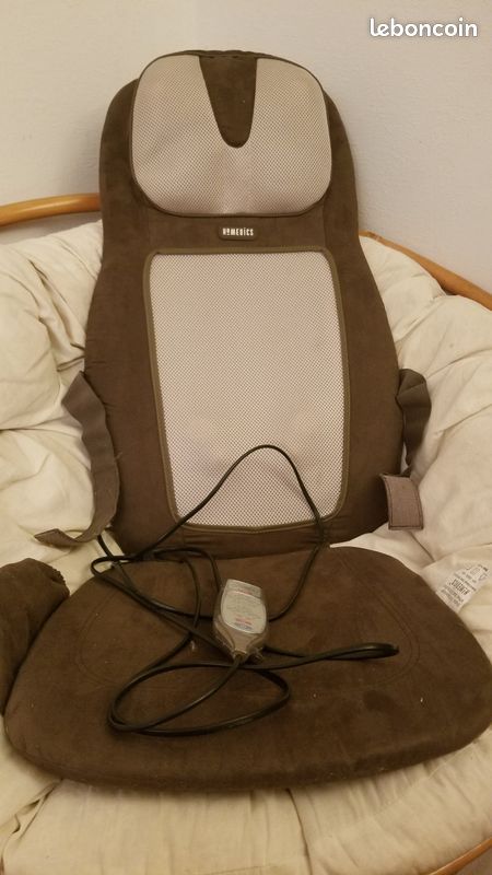 Chaise massante chaleur Shiatsu 2 en 1 dos et épaule (image 4)