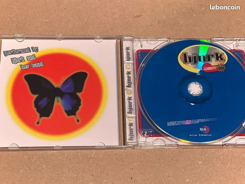 💿 Björk - Acoustic 1994 - Bootleg - Red Line - RLCD 31006 - MTV unplugged (image 2)