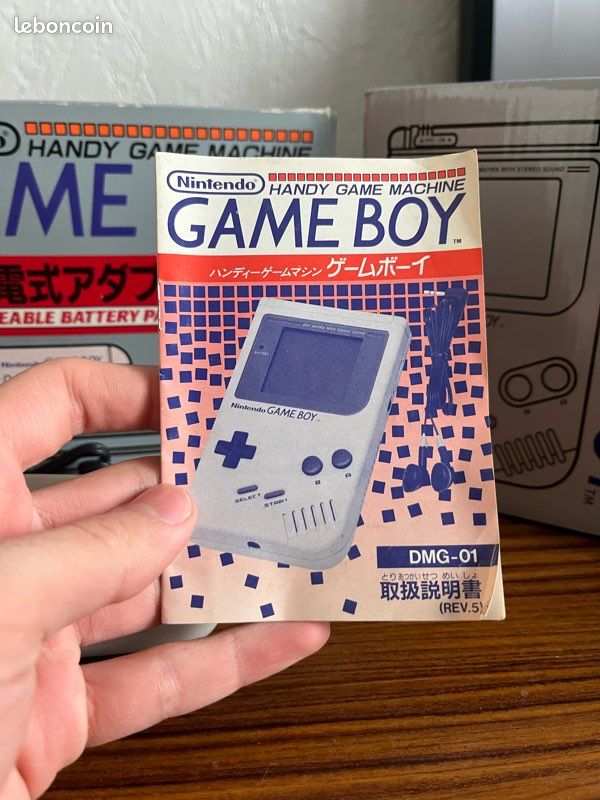 Console Nintendo Game Boy originale DMG-01 avec manuel testé Japon