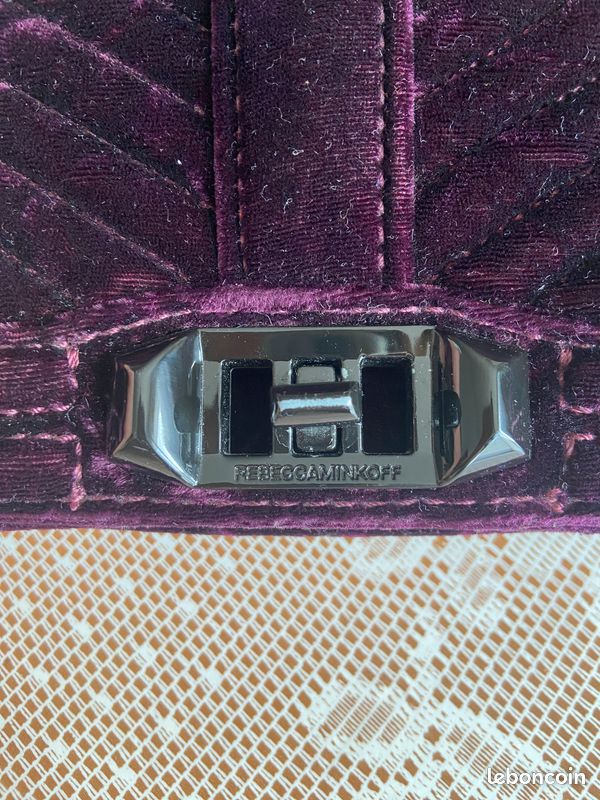 Sac bandoulière Rebecca Minkoff en velours (image 3)