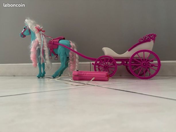 Carrosse Pour Barbie Vintage - Magnifique - Très Bon État (Occasion)