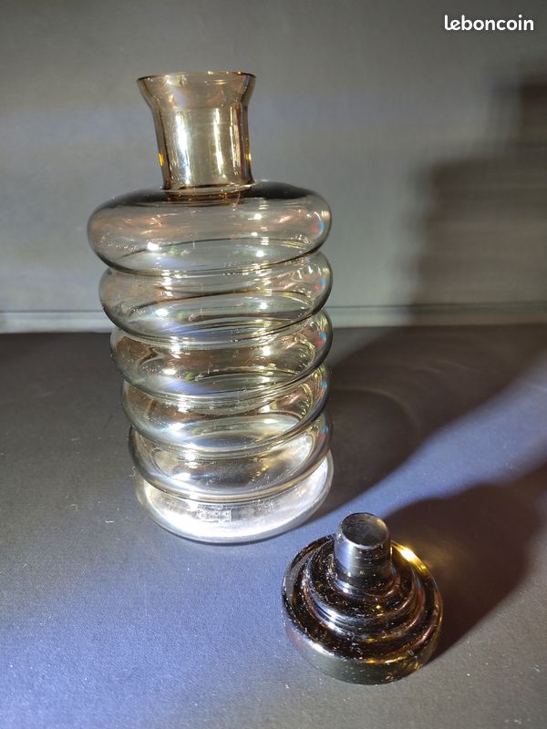 Service en verre fumé vintage – Carafe + 6 verres (image 4)