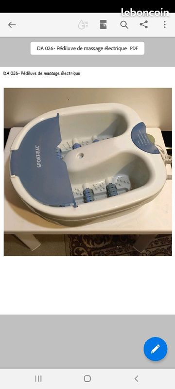 Pediluve massage electrique (image 1)