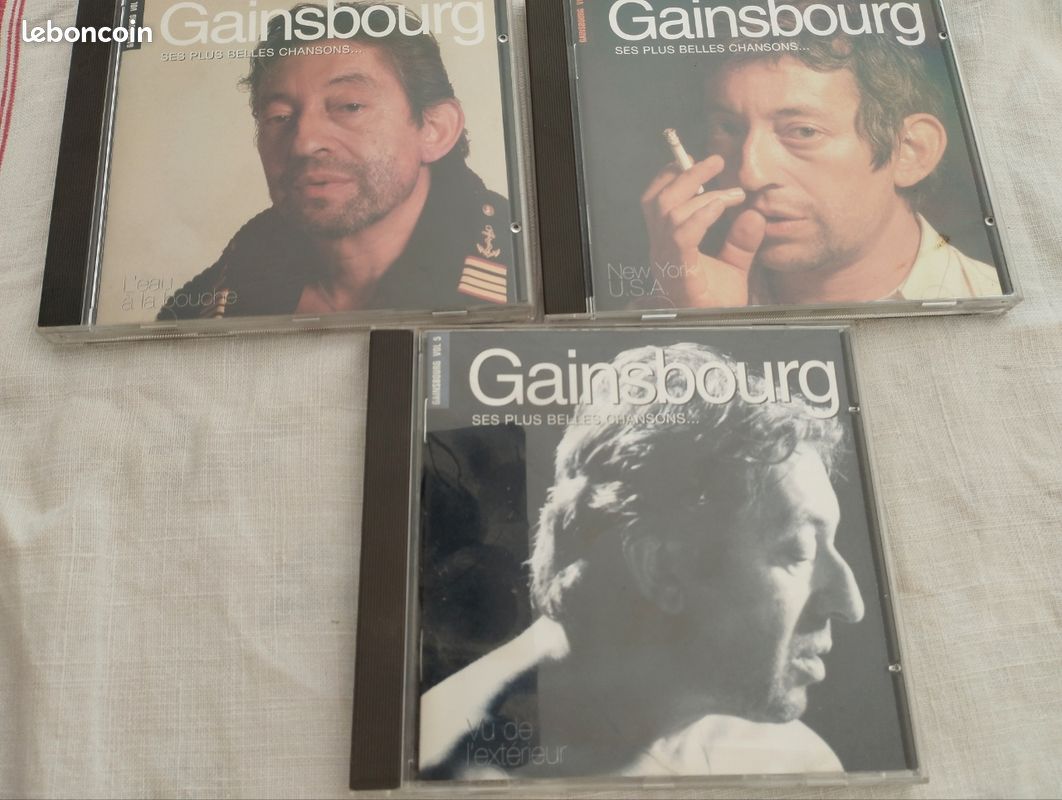 Lot de 3 CD de Serge Gainsbourg (image 1)