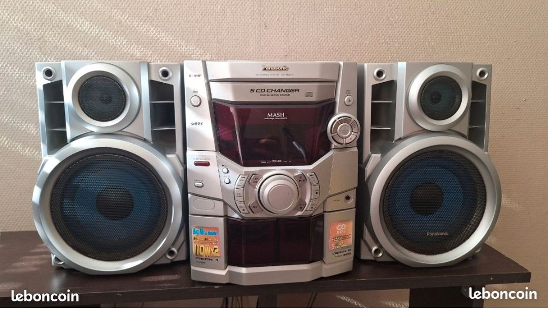 Chaîne Hi-Fi Panasonic SC-HC212EG-W Noir - Chaine Hifi - Achat & prix