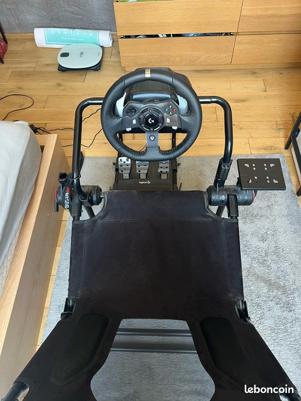 Setup Simracing complet : Siège Next Level Racing + Volant Logitech G920 (Xbox/PC) - État neuf (image 7)
