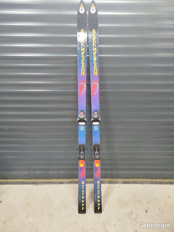 Ski Vintage Dynastar DK Soft Fibroplastic - 185 Cm + Fixations Look 57 - Occasion