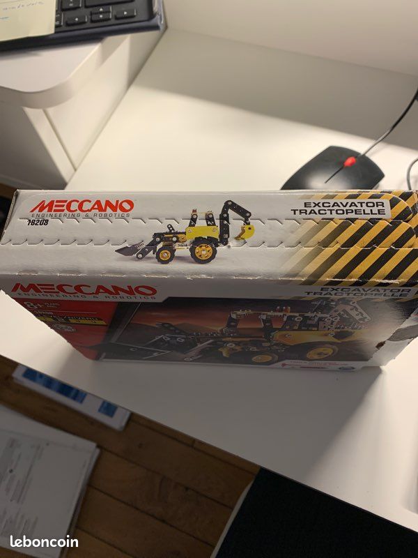 Meccano tractopelle excavator référence 18208 (image 3)