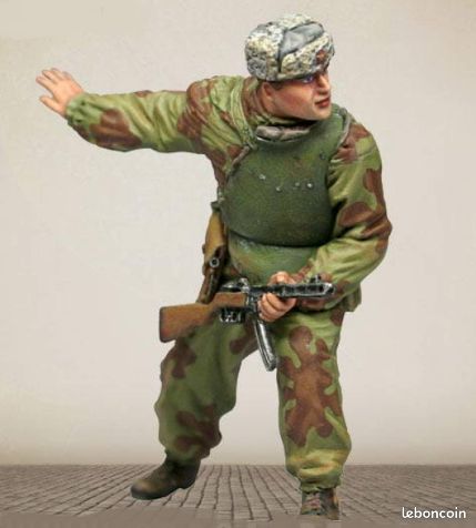Lot Figurines 1/35 - Soldats Russes WW2 - Résine Non Peinte - Maquette