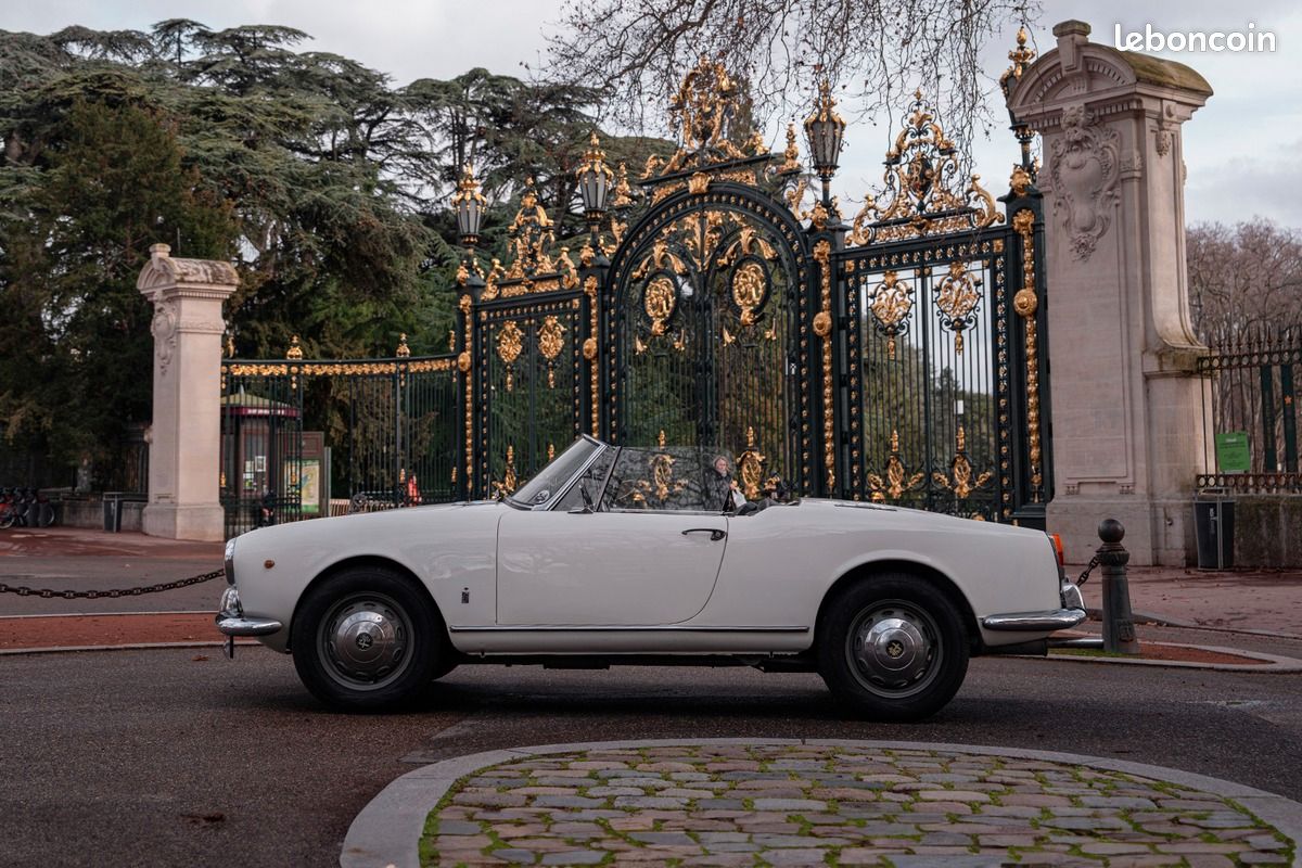 Alfa Romeo Giulia Spider 1600 freins à tambours - Collection - 92cv - bel exemplaire (image 7)