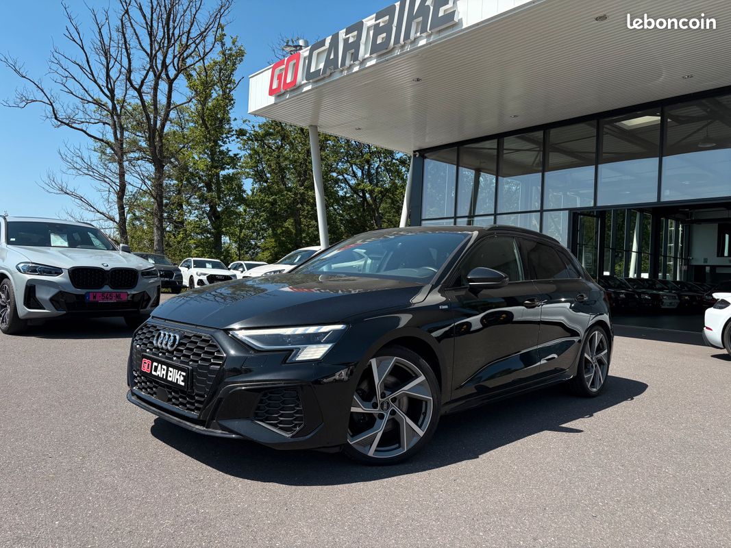 A3 Sportback 150CH S Line Garantie 6 ans Suivi complet Audi Carplay Sièges chauffants Matrix Keyless GPS ACC 19P 419/mois (image 1)