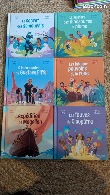 Lot de 6 livres. Les aventuriers de l'histoire pour enfants (image 1)