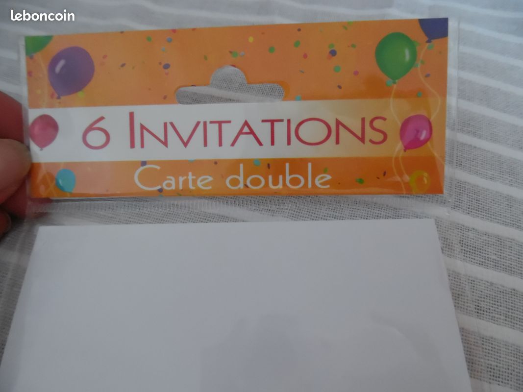 6 cartes d'anniversaire + enveloppe pour enfants neuf (image 2)